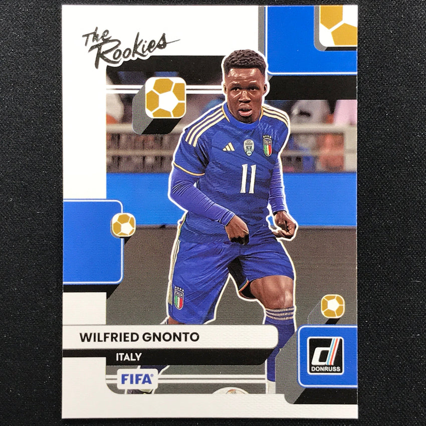 2022-23 Donruss Fifa Wilfried Gnonto The Rookies Silver No 8