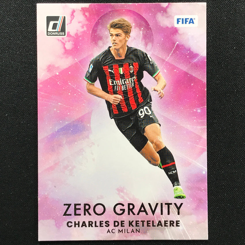 2022-23 Donruss Fifa Charles De Ketelaere Zero Gravity Silver No 1