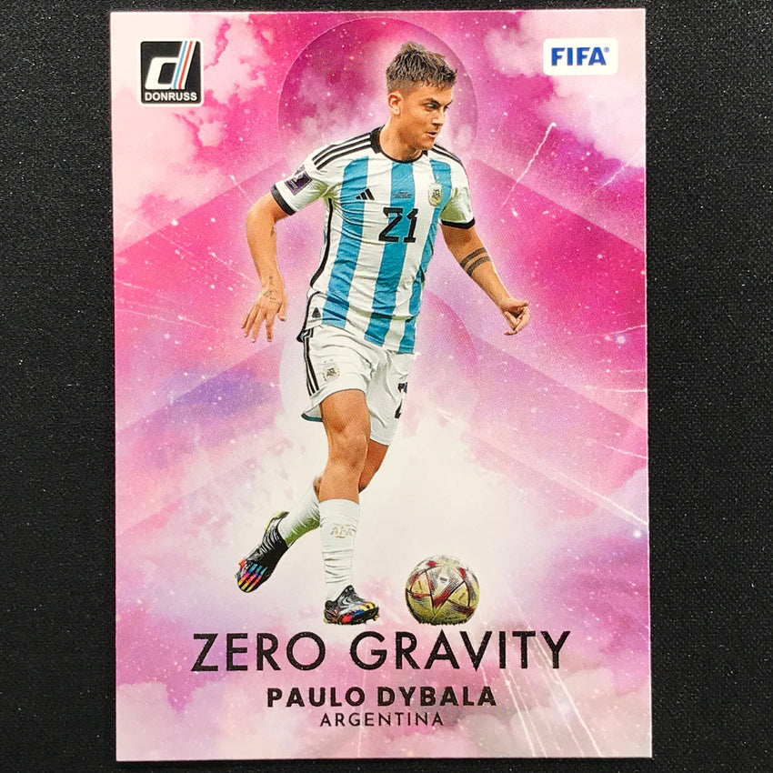 2022-23 Donruss Fifa Paulo Dybala Zero Gravity Silver No 3