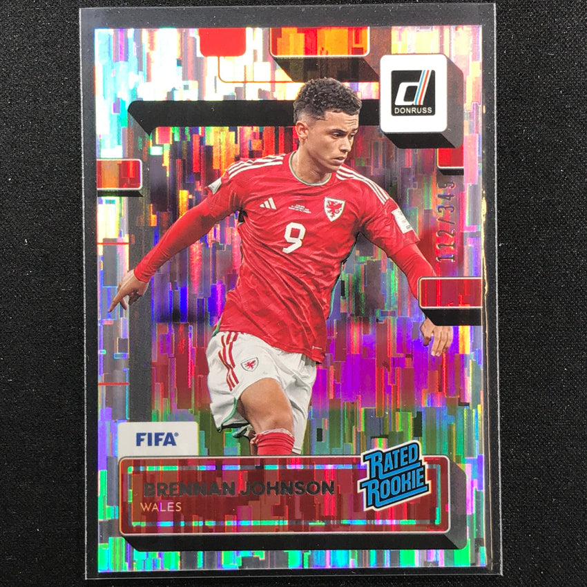 2022-23 Donruss Fifa Brennan Johnson Rated Rookie Silver /349 No 192