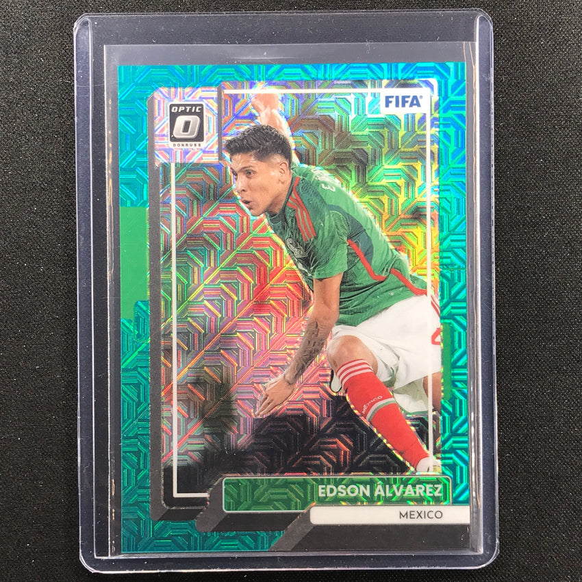 2022-23 Donruss Fifa Edson Alvarez Optic Teal Mojo 4/49