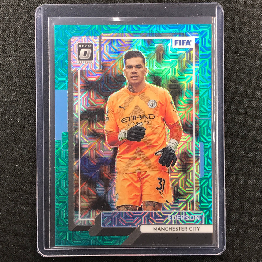 2022-23 Donruss Fifa Ederson Optic Teal Mojo 2/49