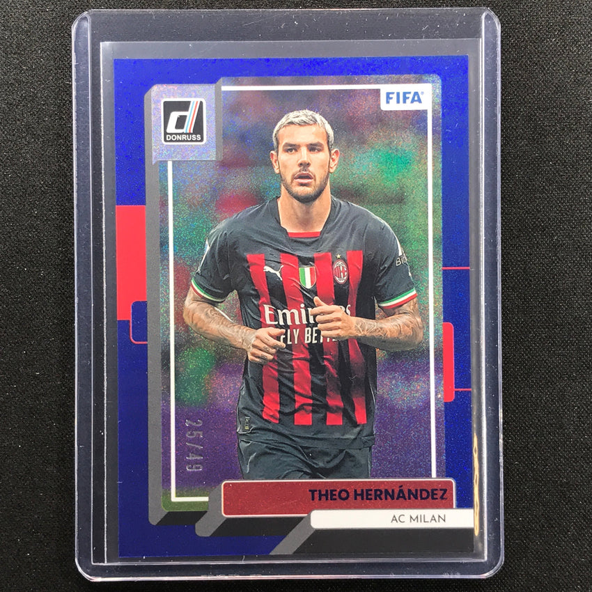 2022-23 Donruss Fifa Theo Hernandez Blue 25/49