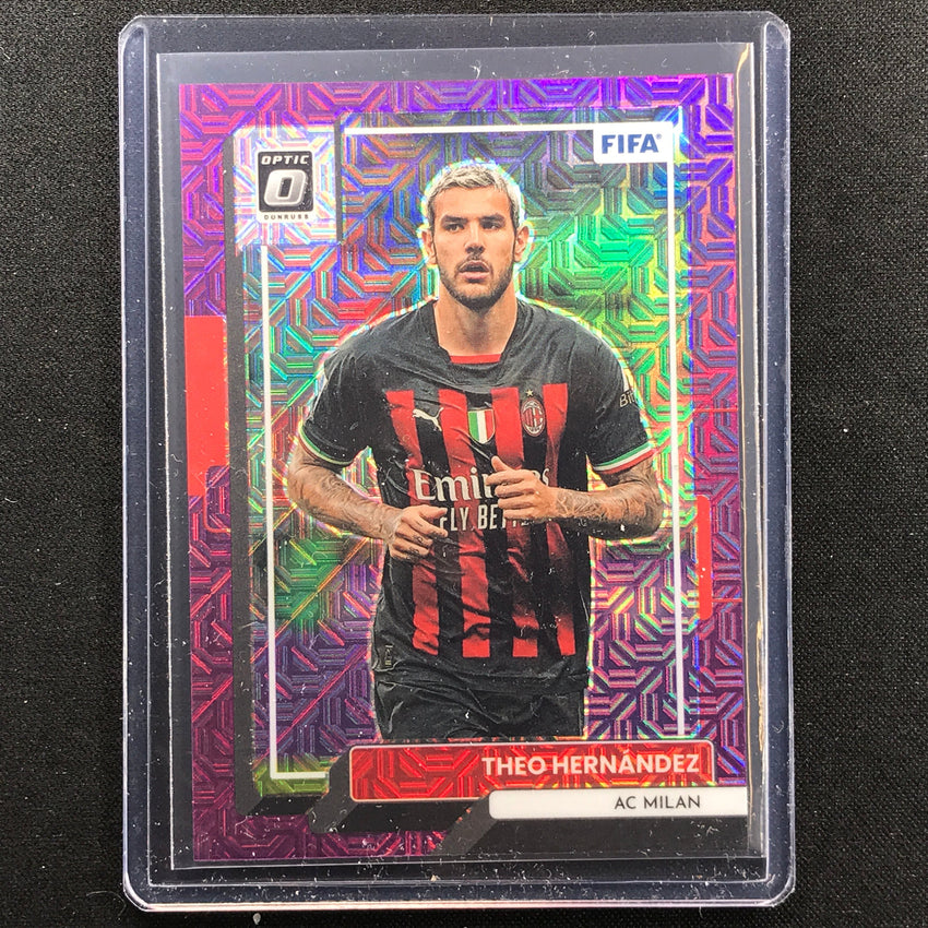 2022-23 Donruss Fifa Theo Hernandez Optic Purple Mojo 20/25