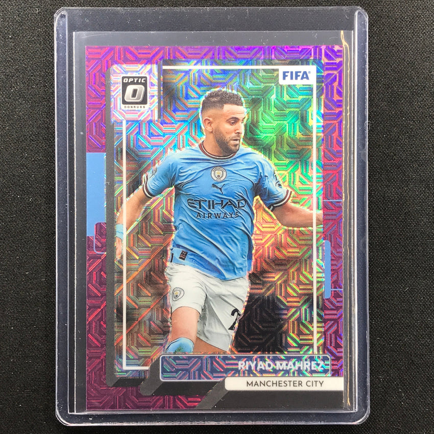 2022-23 Donruss Fifa Riyad Mahrez Optic Purple Mojo 6/25