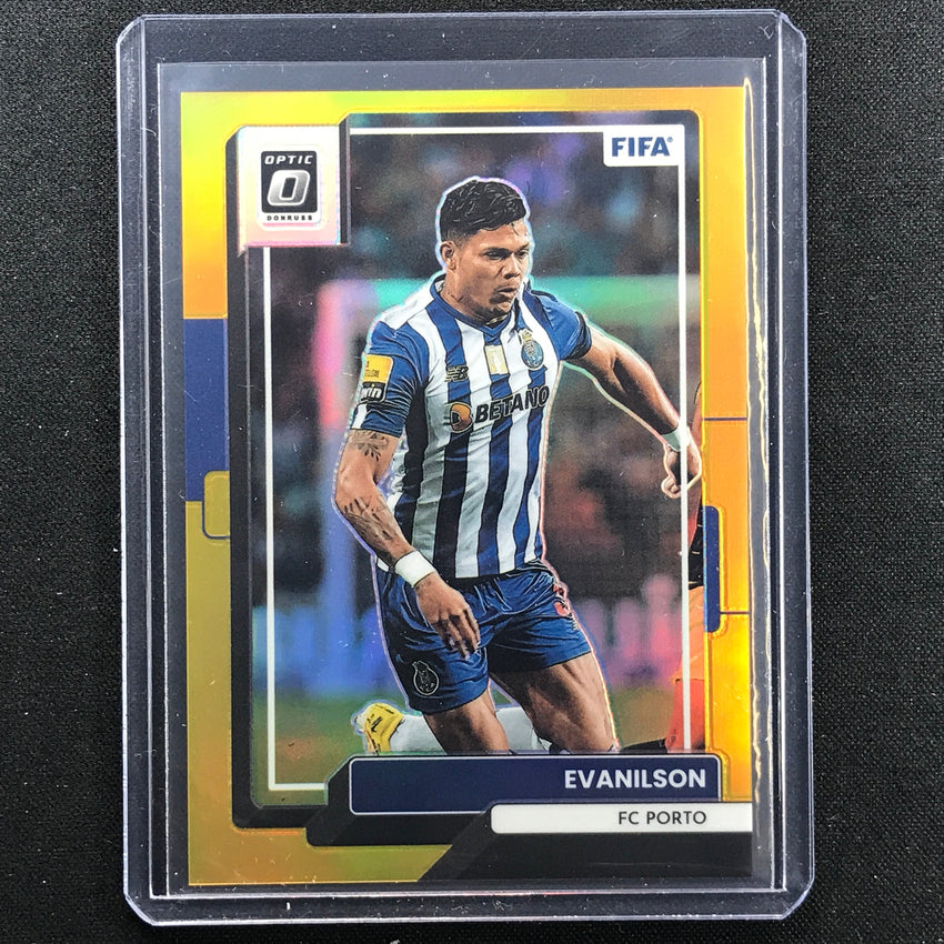 2022-23 Donruss Fifa Evanilson Optic Gold Prizm 8/10