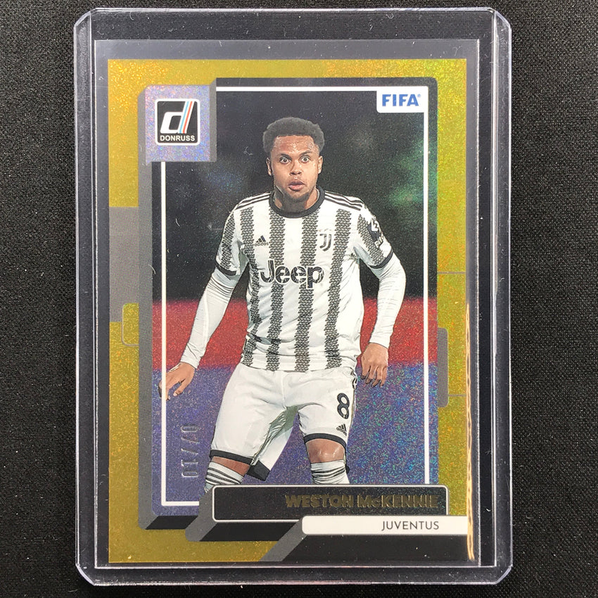 2022-23 Donruss Fifa Weston Mckennie Gold 7/10
