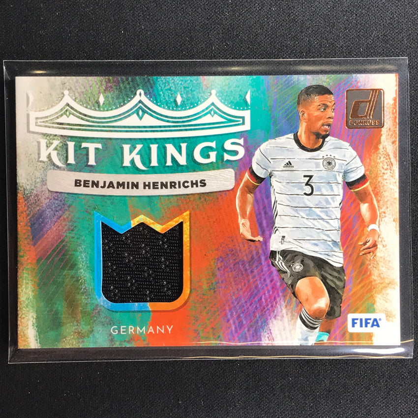 2022-23 Donruss Fifa Benjamin Henrichs Kit Kings Relic No Bhe