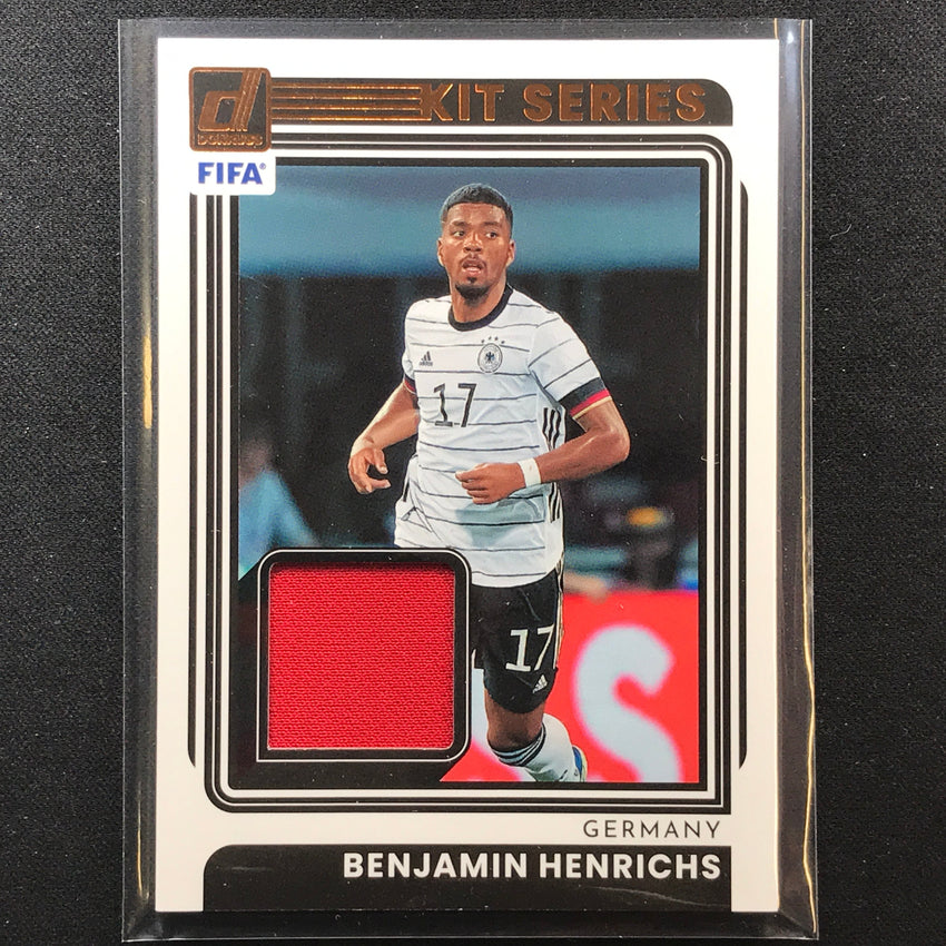 2022-23 Donruss Fifa Benjamin Henrichs Kit Series Relic No Bhe