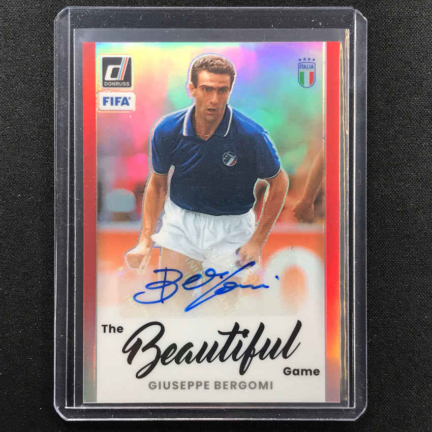 2022-23 Donruss Fifa Giuseppe Bergomi The Beautiful Game Auto Red 24/49