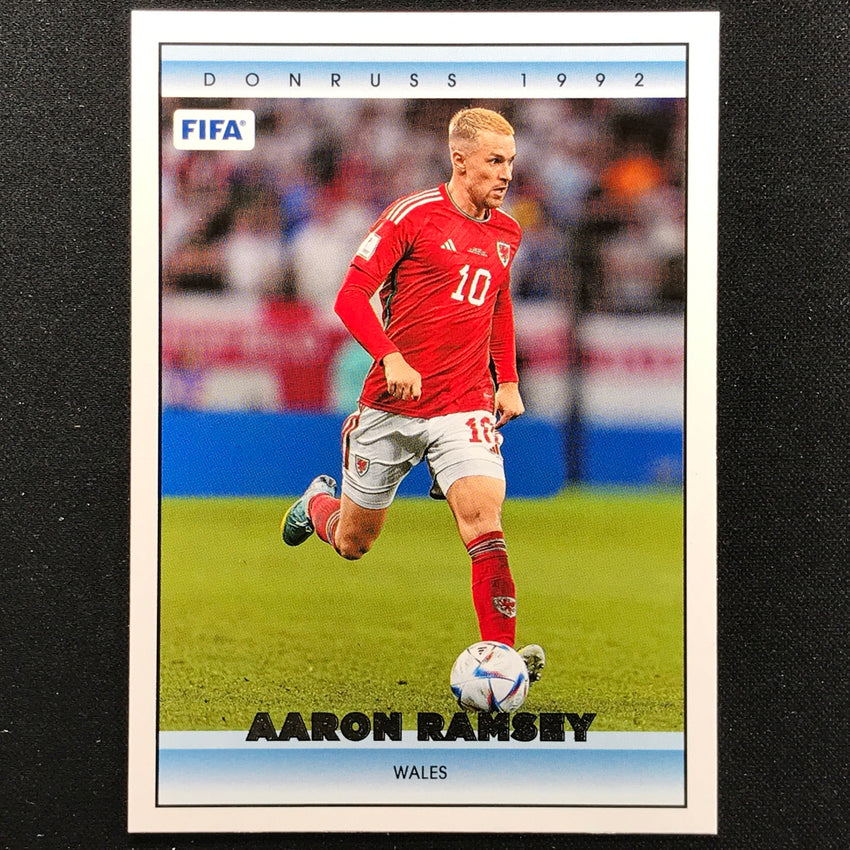 2022-23 Donruss Fifa Aaron Ramsey 1992 Donruss Tribute Silver No 21