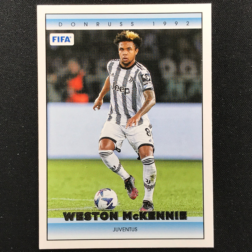 2022-23 Donruss FIFA WESTON MCKENNIE 1992 Donruss Tribute Silver #24