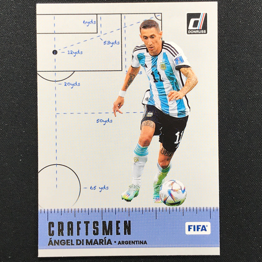 2022-23 Donruss Fifa Angel Di Maria Craftsmen Silver No 17