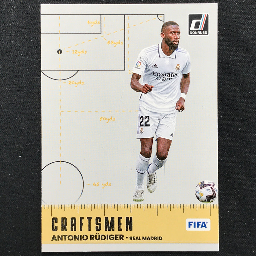 2022-23 Donruss FIFA ANTONIO RUDIGER Craftsmen Silver #21
