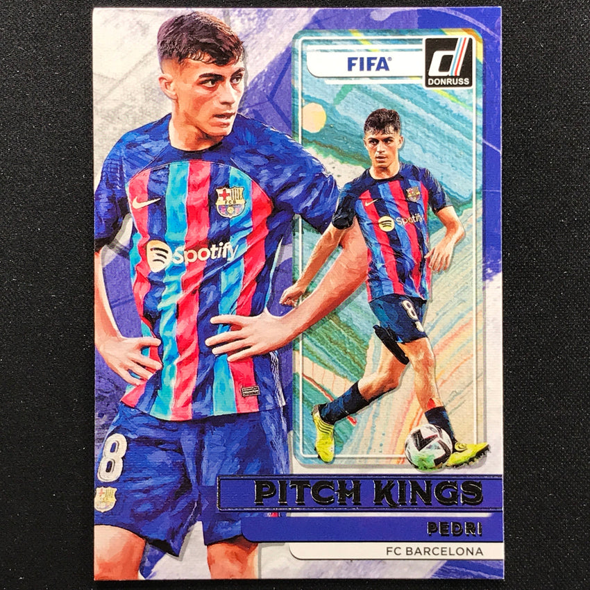 2022-23 Donruss Fifa Pedri Pitch Kings Silver No 5