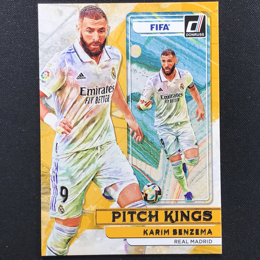 2022-23 Donruss FIFA KARIM BENZEMA Pitch Kings Silver #18
