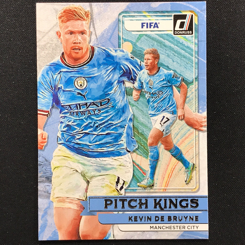 2022-23 Donruss Fifa Kevin De Bruyne Pitch Kings Silver No 23