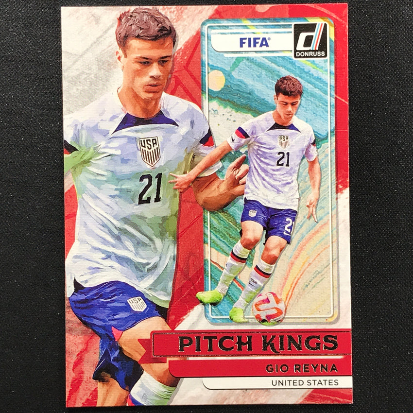 2022-23 Donruss Fifa Gio Reyna Pitch Kings Silver No 25