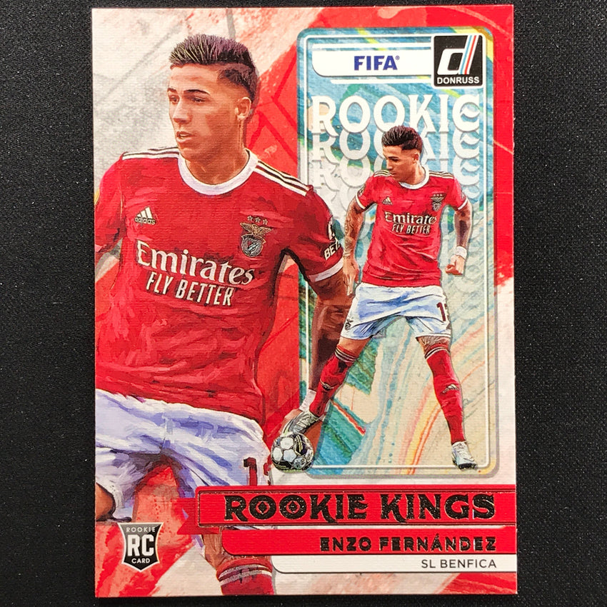 2022-23 TOPPS CHROME Merlin Enzo Fernandez Blue Refractor /75 Rookie RC