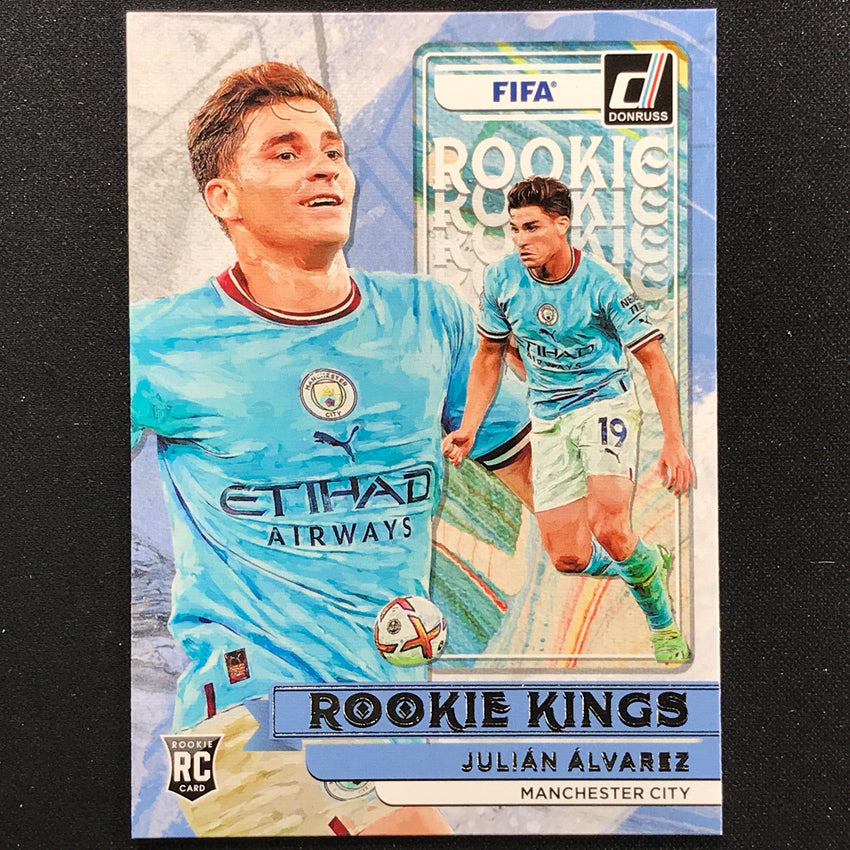 2022-23 Donruss Fifa Julian Alvarez Rookie Kings Silver No 23