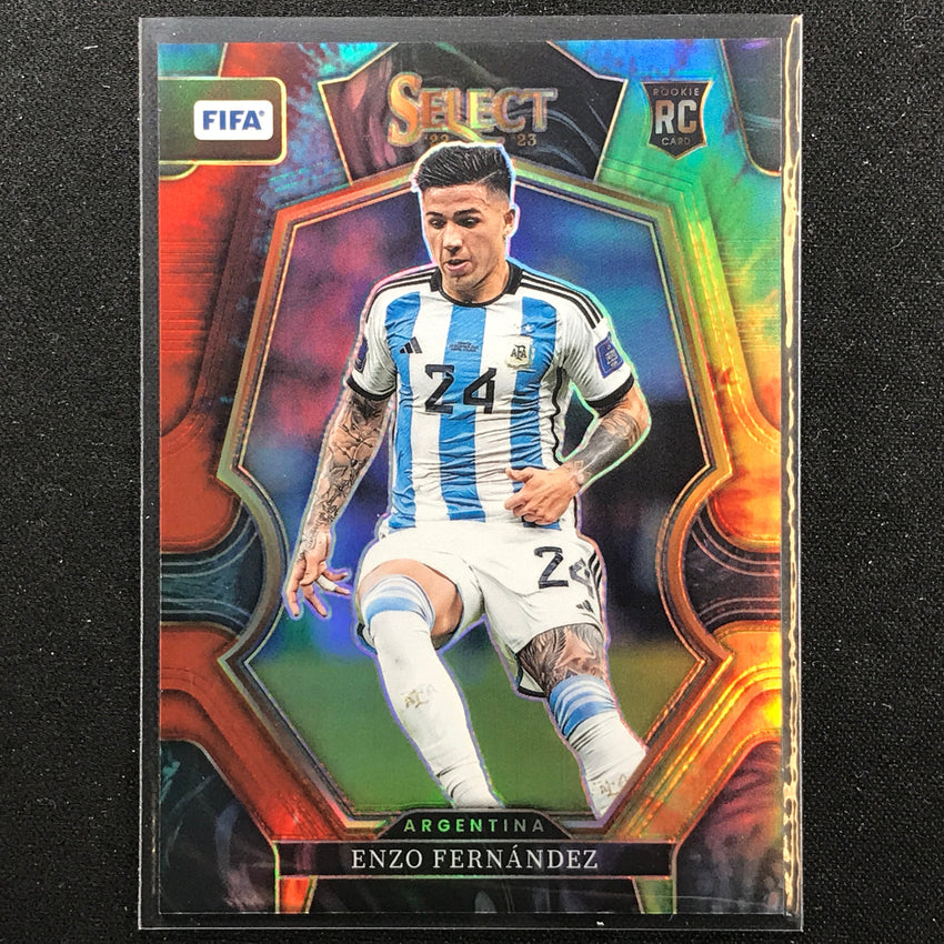 2022-23 Select Fifa Enzo Fernandez Mezzanine Rookie Tie-dye 11/49