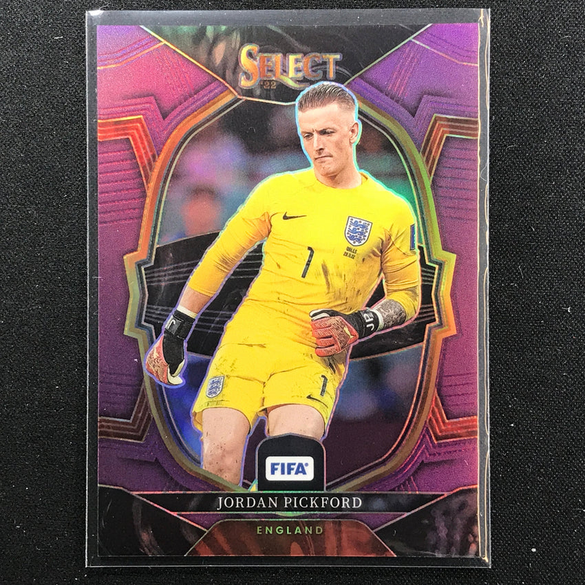 2022-23 Select FIFA JORDAN PICKFORD Terrace Purple 15/75 #14