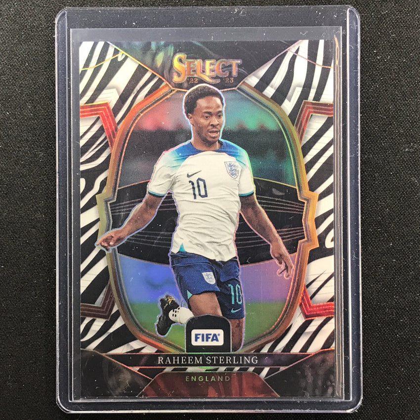 2022-23 Select Fifa Raheem Sterling Terrace Zebra 12/25