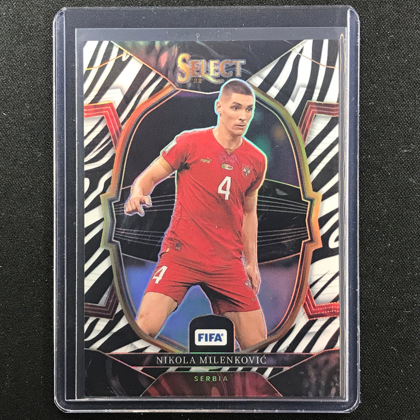 2022-23 Select Fifa Nikola Milenkovic Terrace Zebra 2/25