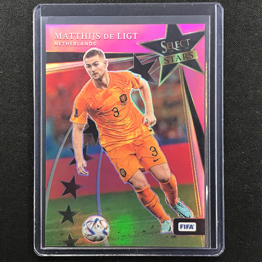 2022-23 Select Fifa Matthijs De Ligt Select Stars Pink 18/25