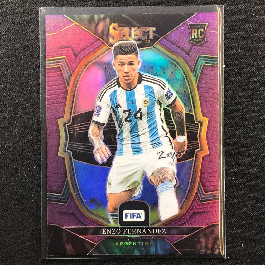2022-23 Select Fifa Enzo Fernandez Terrace Rookie Purple 56/75 No 26