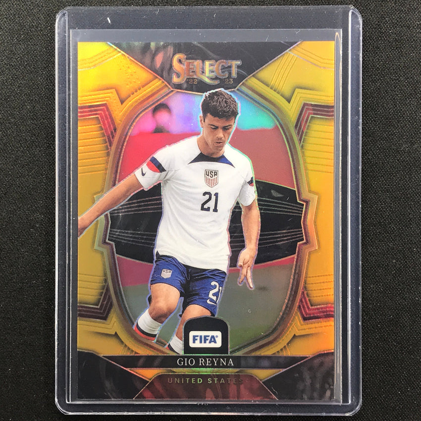 2022-23 Select Fifa Gio Reyna Terrace Gold Prizm 1/10