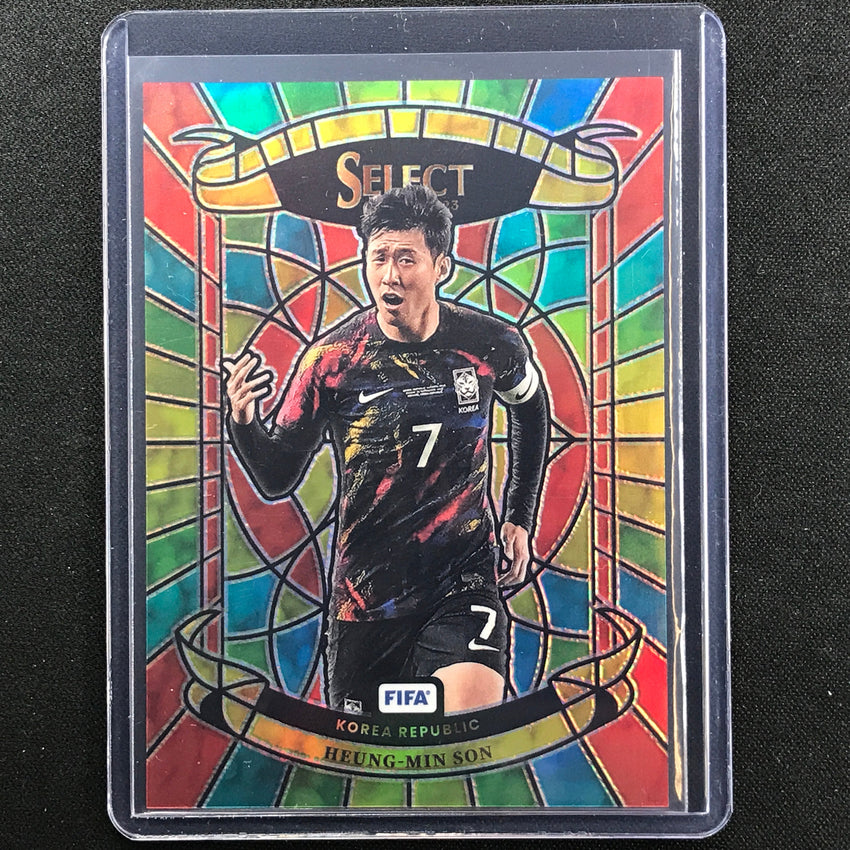 2022-23 Select Fifa Heung-min Son Stained Glass Silver Ssp No 10
