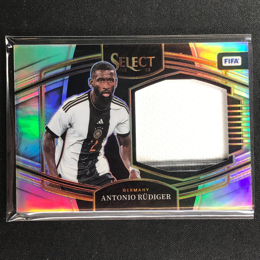 2022-23 Select Fifa Antonio Rudiger Jumbo Swatch Jersey Relic Silver Prizm No Arr