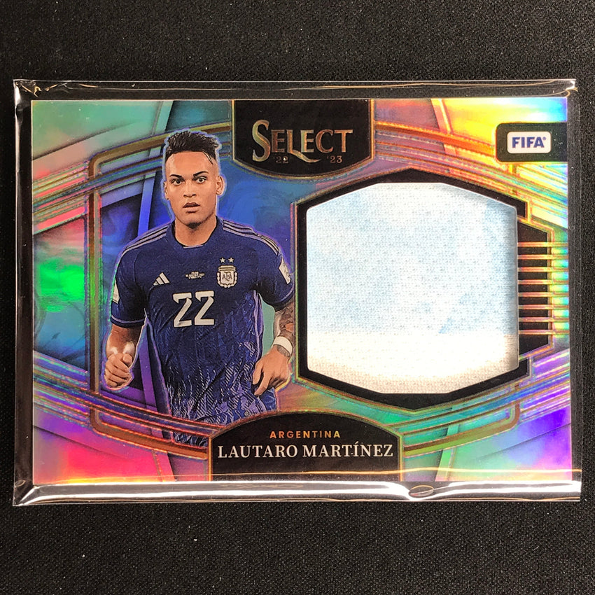 2022-23 Select Fifa Lautaro Martinez Jumbo Swatch Jersey Relic Silver Prizm No Lmz