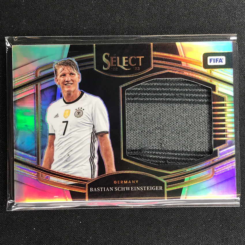 2022-23 Select Fifa Bastian Schweisteiger Jumbo Swatch Jersey Relic Silver No Bsr