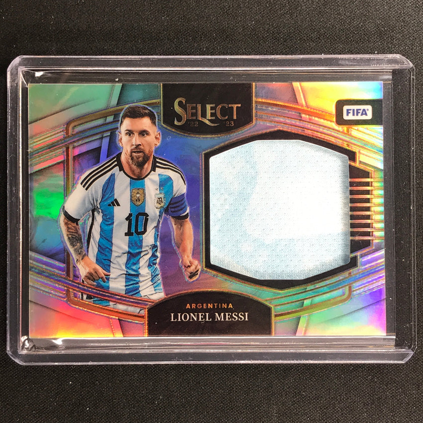 2022-23 Select Fifa Lionel Messi Jumbo Swatch Jersey Relic Silver No Lmi