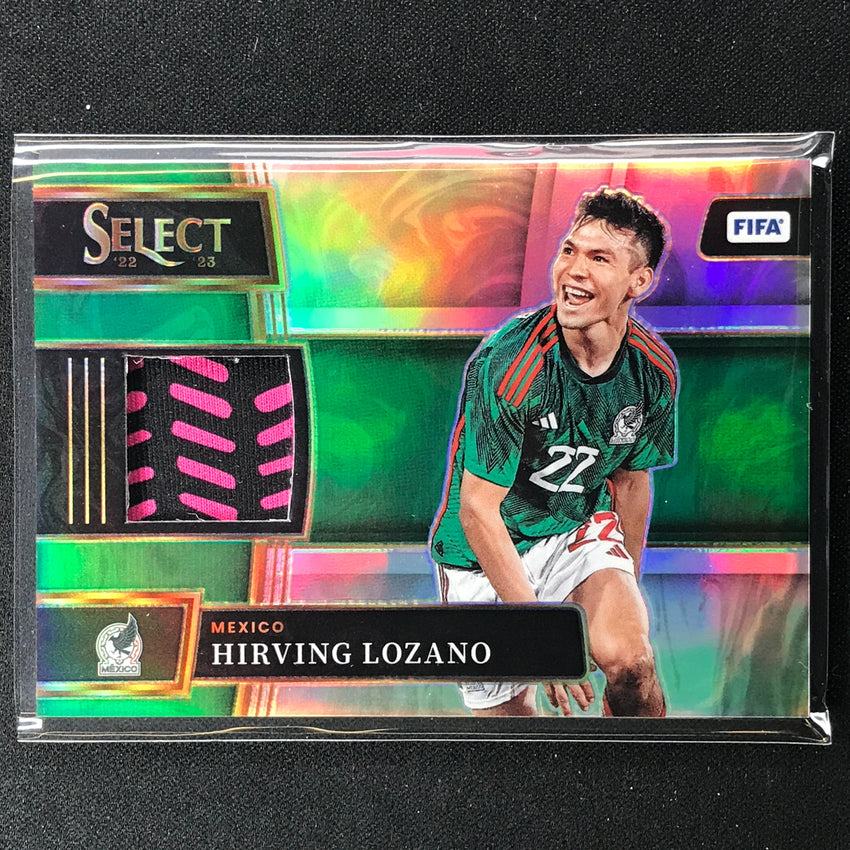 2022-23 Select Fifa Hirving Lozano Memorabilia Jersey Relic Silver Prizm No Hlo