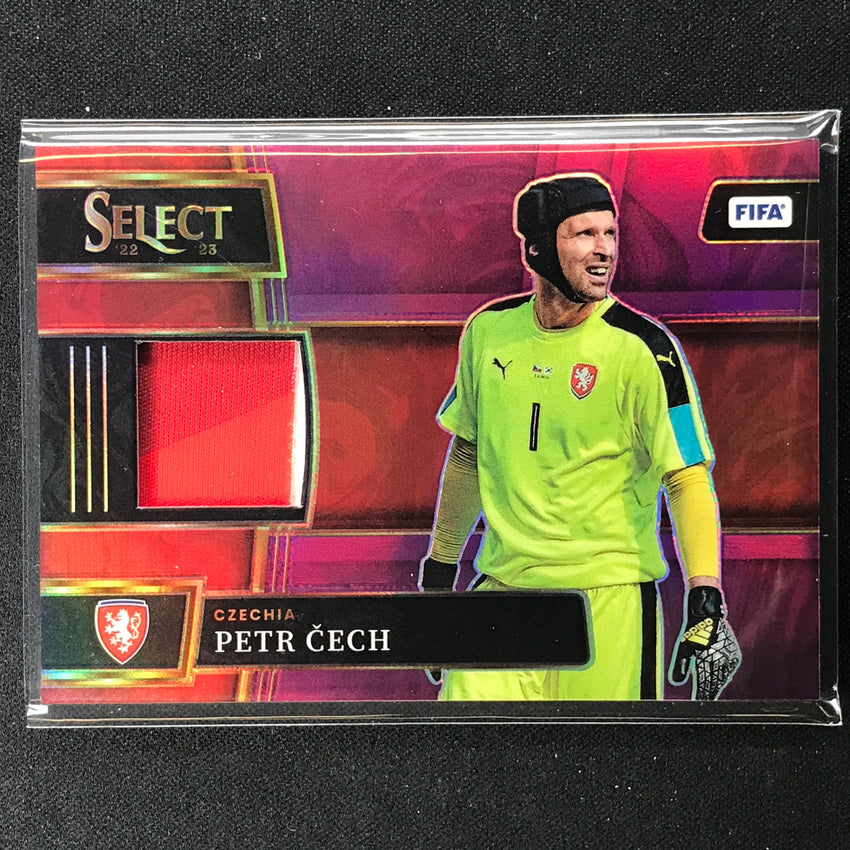 2022-23 Select Fifa Petr Cech Memorabilia Jersey Relic Purple 10/49