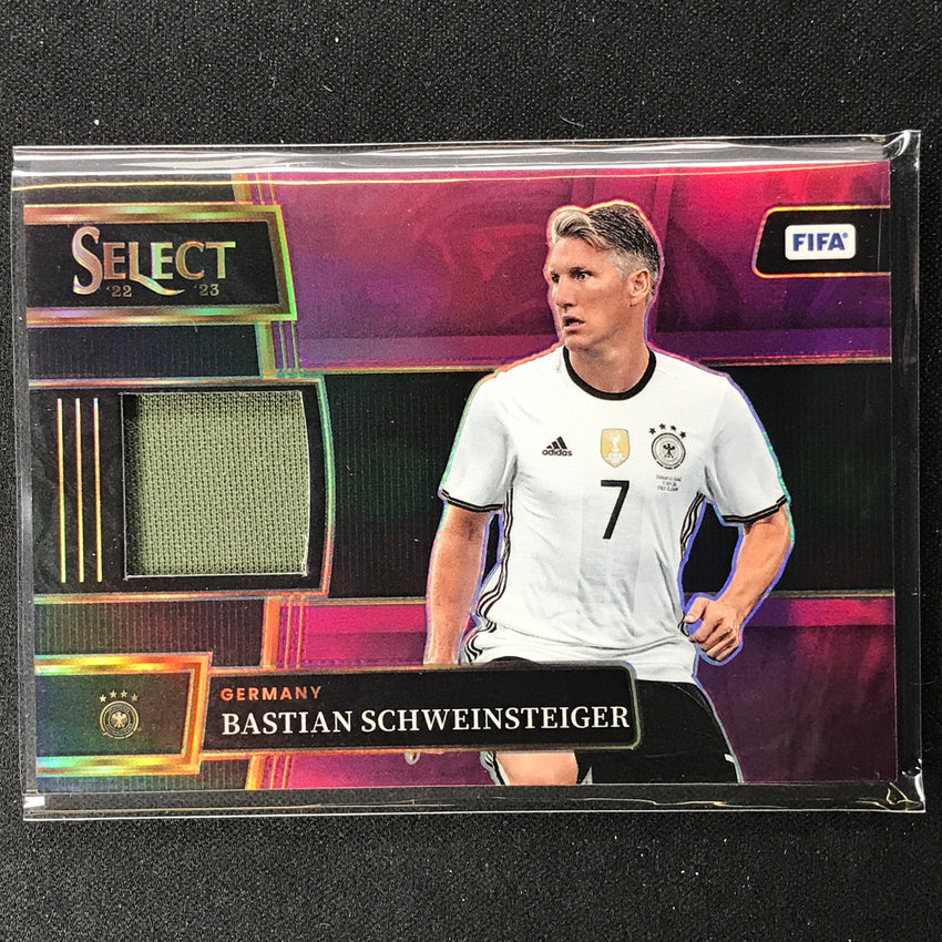2022-23 Select Fifa Bastian Schweinsteiger Memorabilia Jersey Relic Purple 1/49