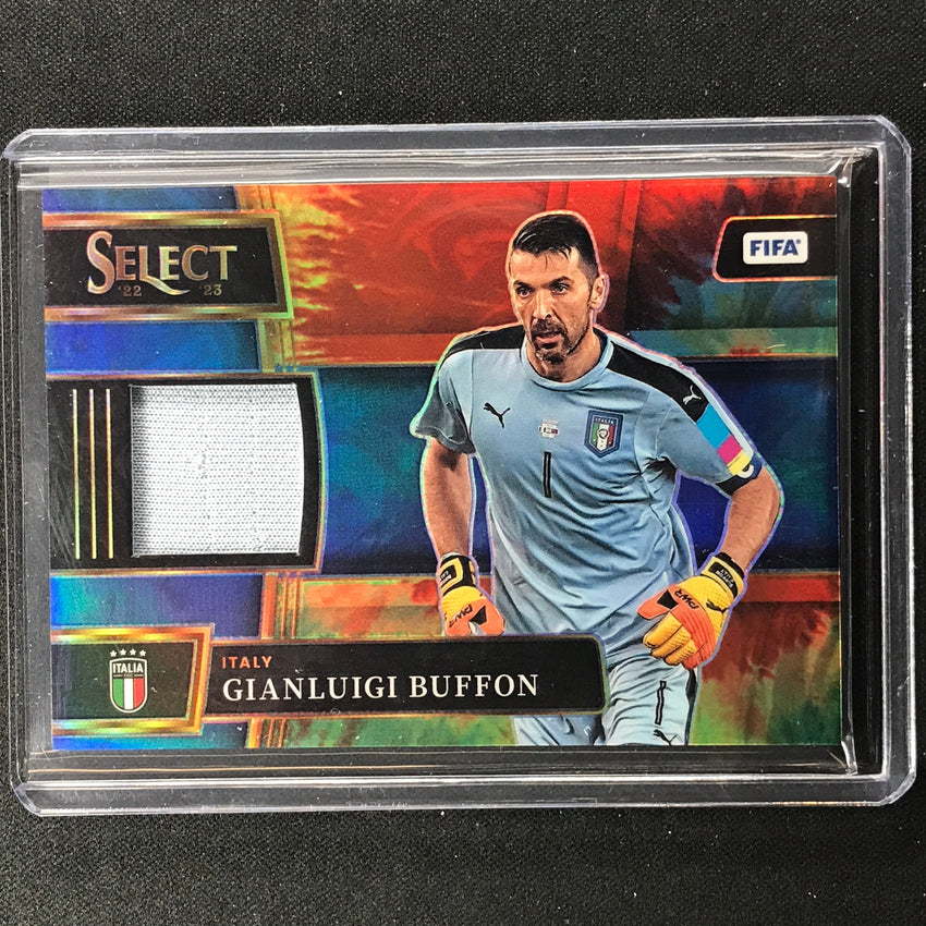 2022-23 Select Fifa Gianluigi Buffon Memorabilia Jersey Relic Tie-dye 3/5