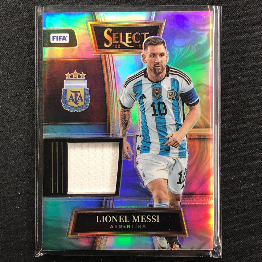 Carte Lionel Messi FC Barcelona 2022-23 Panini Select Jersey - Excellent état