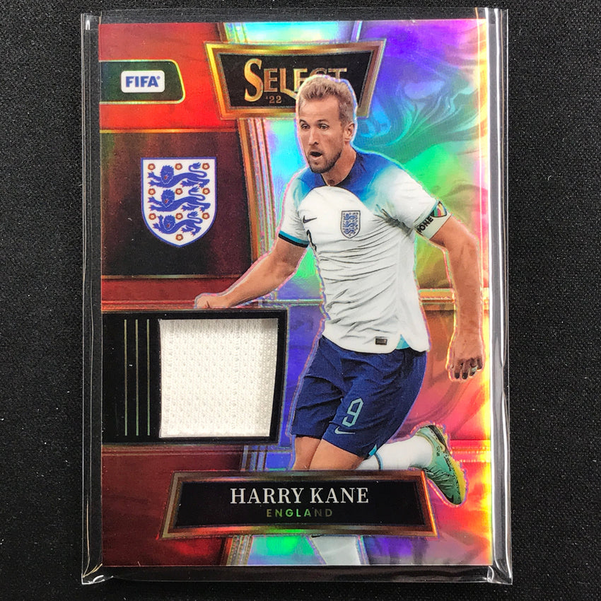 2022-23 Select Fifa Harry Kane Swatches Jersey Relic Silver Prizm No Hke