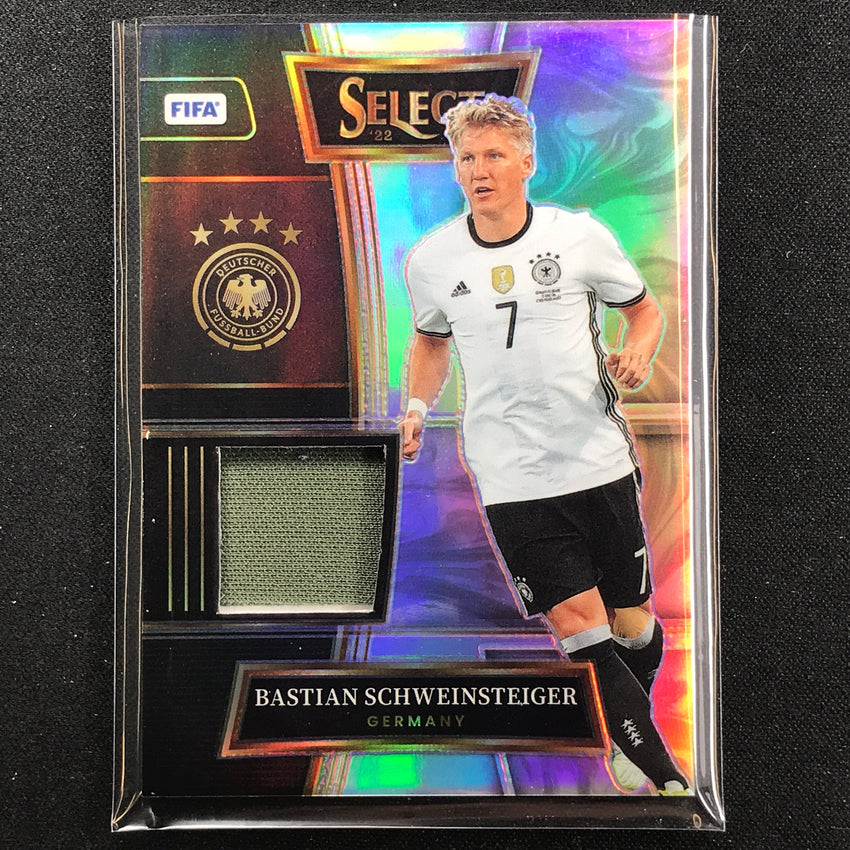 2022-23 Select Fifa Bastian Schweinsteiger Swatches Jersey Relic Silver No Bsr