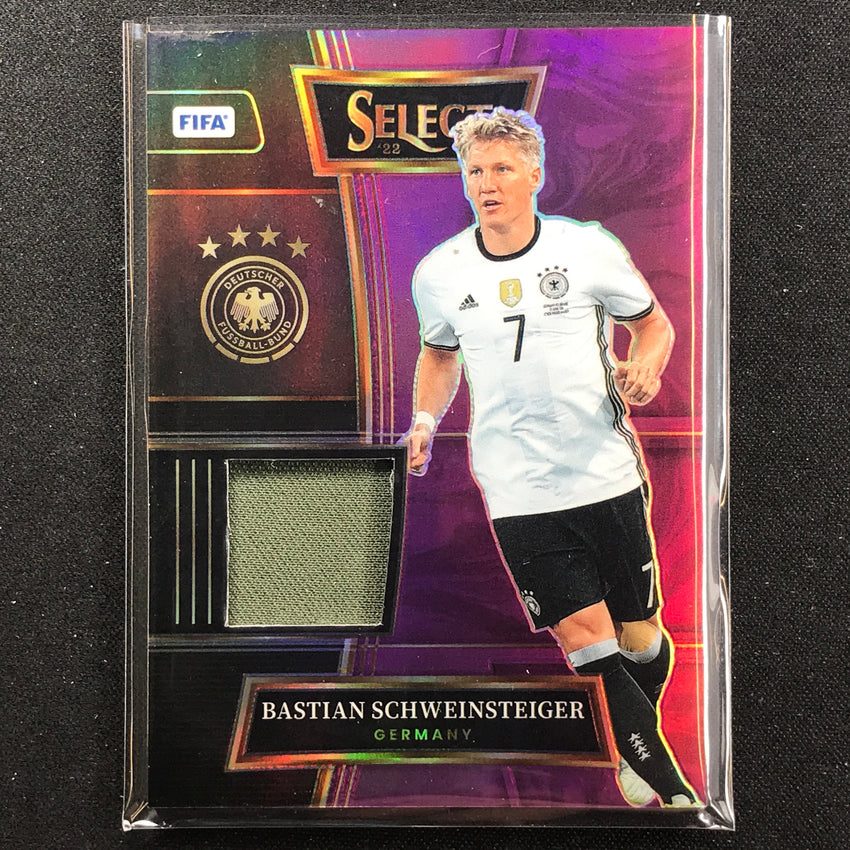 2022-23 Select Fifa Bastian Schweinsteiger Swatches Jersey Relic Purple 5/49