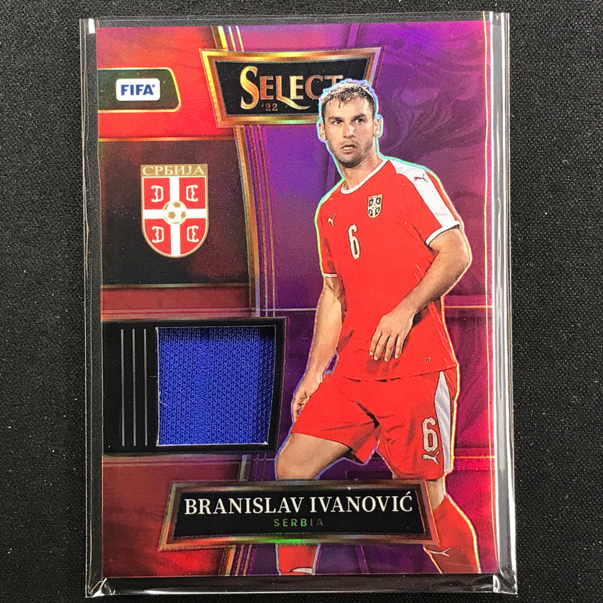 2022-23 Select Fifa Branislav Ivanovic Swatches Jersey Relic Purple 7/49