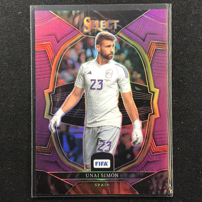 2022-23 Select Fifa Unai Simon Terrace Purple 14/75 No 60