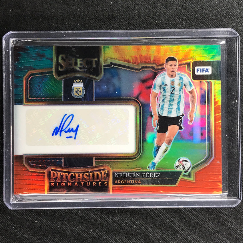 2022-23 Select Fifa Nehuen Perez Pitchside Signatures Auto Tie-dye 14/15