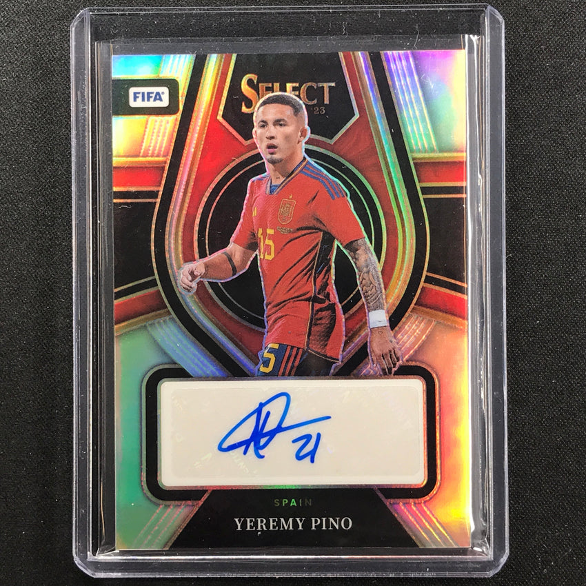 2022-23 Select Fifa Yeremy Pino Select Signatures Auto Silver Prizm No Pno