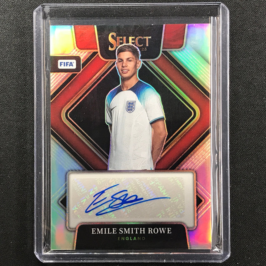 2022-23 Select Fifa Emile Smith Rowe Signatures Auto Silver Prizm No Esr