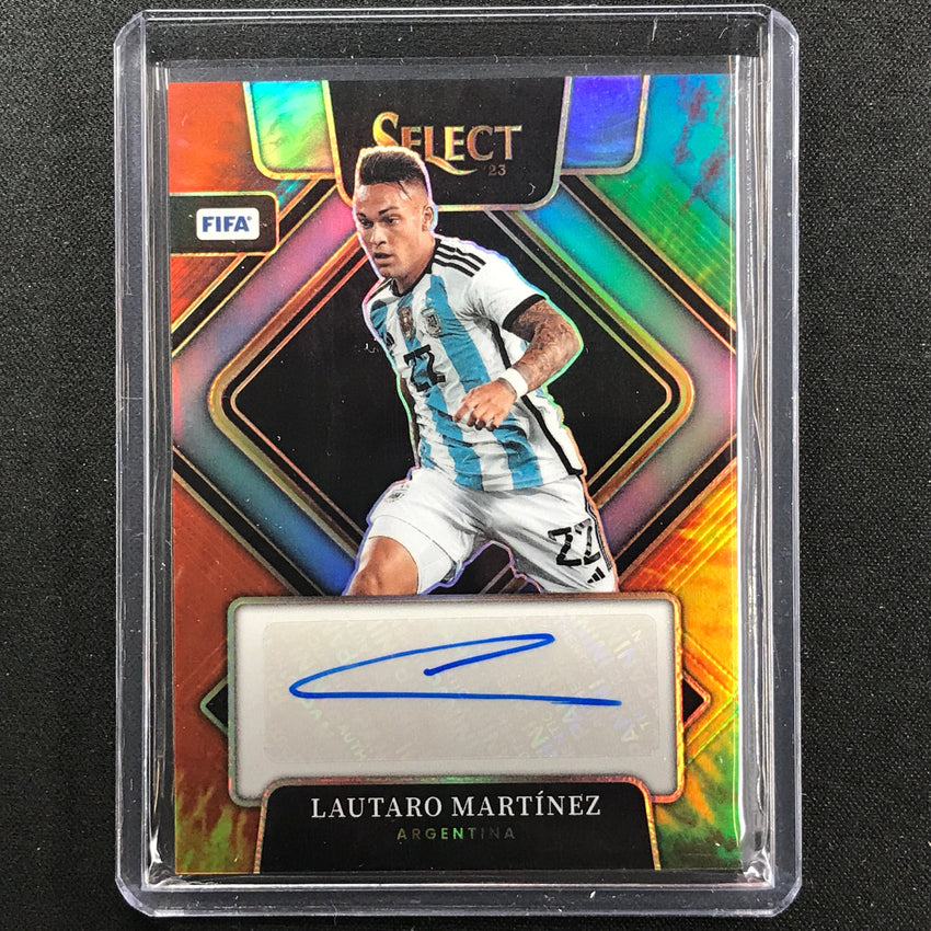 2022-23 Select Fifa Lautaro Martinez Signatures Auto Tie-dye 19/25